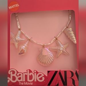 Zara X Barbie The Movie Seashell necklace  NIB